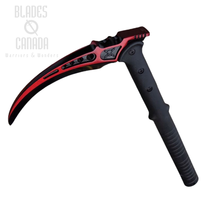 UC M48 Red Tactical Kama Fixed Blade Knife, with Nylon Sheath, UC3017RD